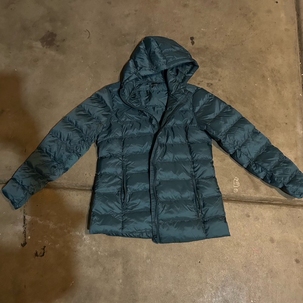32 Degrees Women's Dark Teal Puffer Jacket
